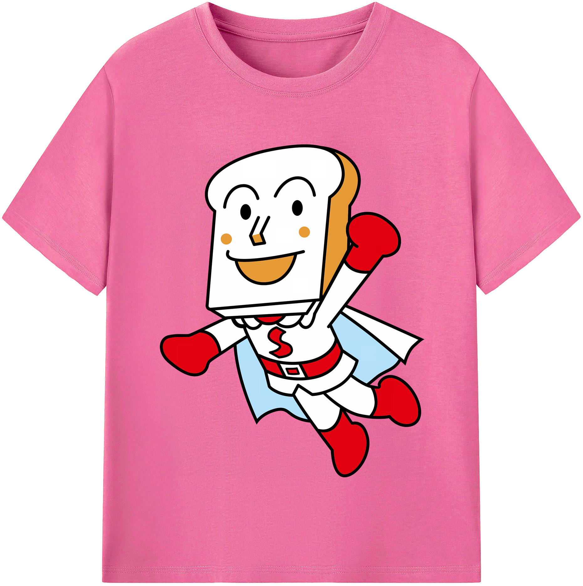 （画像用） アンパンマン Anpanman レディースカジュアルプリントTシャツ（綿100％）